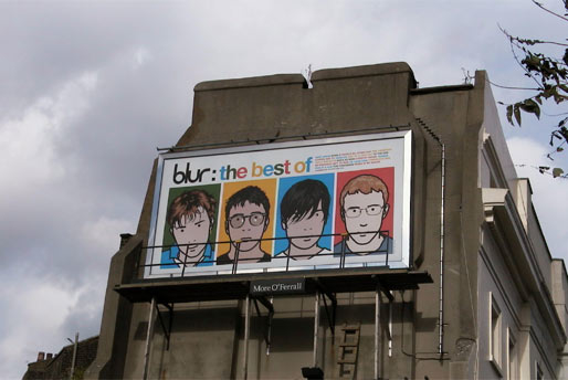【残1枚】blur ジュリアン・オピー　ポスター2000年　ブラー　opie 残1枚】blur ジュリアン・オピー ポスター2000年 ブラー opie