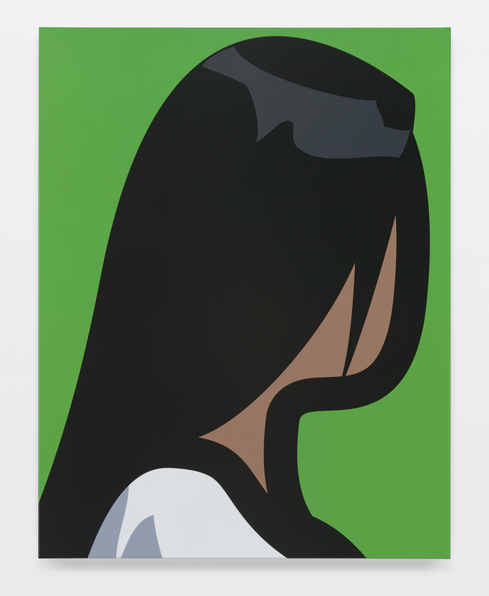 Sleek Hair Girl Julian Opie