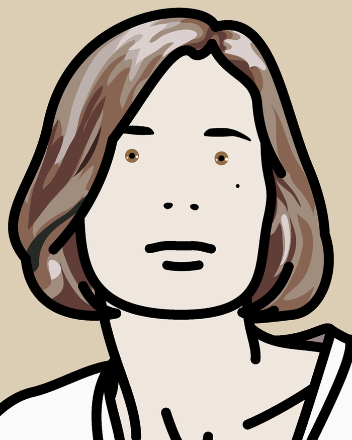 Virginia, lab assistant | Julian Opie
